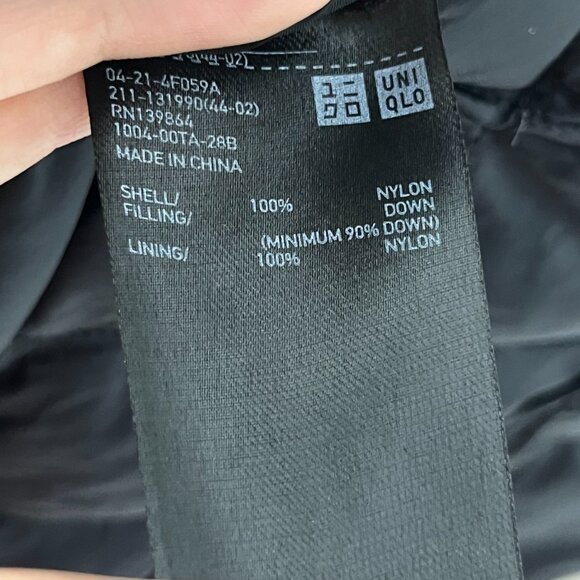 Uniqlo Lightweight Puffer Zip Up Jacket Pocket Zippers Size XS - Picture 6 of 7